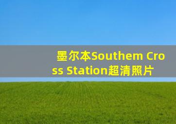 墨尔本Southem Cross Station超清照片